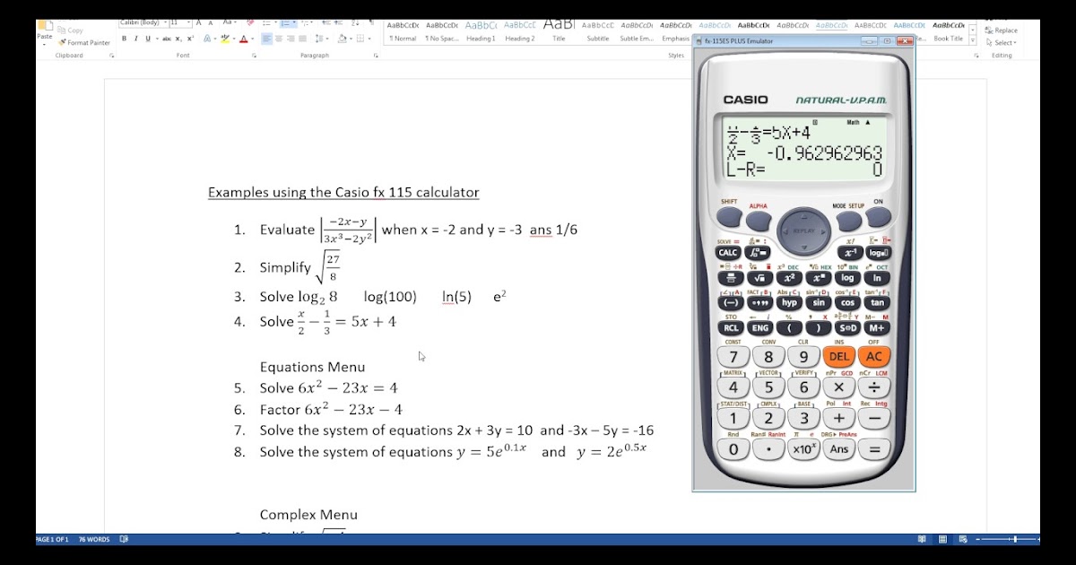 proIsrael: Standard Deviation Calculator Casio Fx 115es Plus