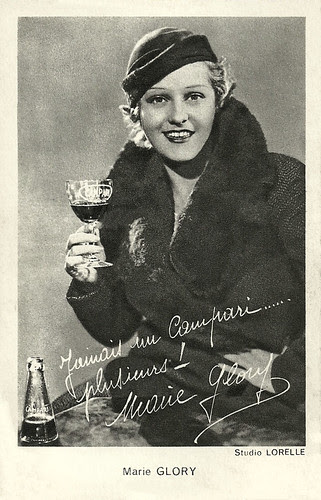 Marie Glory, publicity for Campari