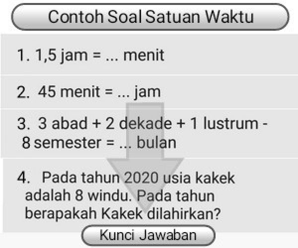Contoh Soal Cerita Satuan Panjang Dan Jawabannya - Soal Matpel