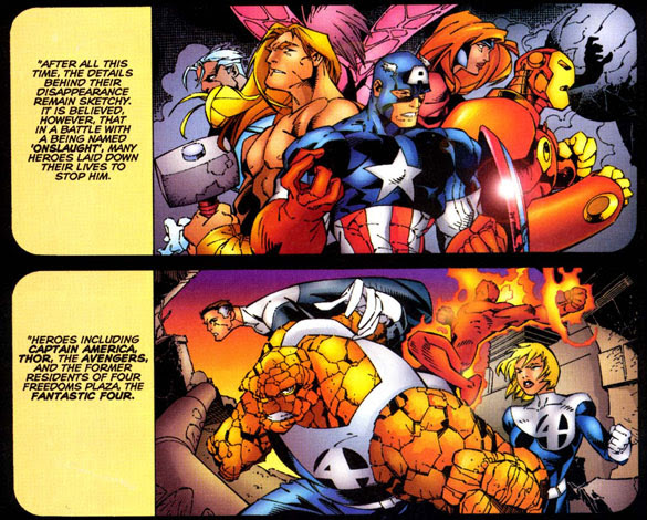 Well, the Thing DID say 'I won't be caught dead in this outfit...' Death of the FF