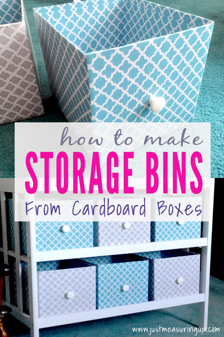 How to Make Storage Bins from Cardboard Boxes