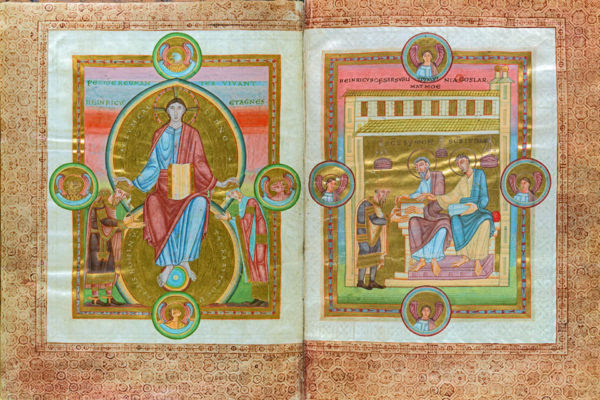 Codex Caesarius Upsaliensis (former Goslariensis), fol 10– 11. Photo: University of Uppsala.