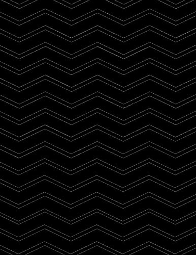 overlay STRETCH chevron BLACK standard size mel stampz