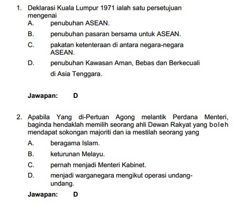 Contoh Soalan Matematik Peperiksaan Ptd - Selangor k