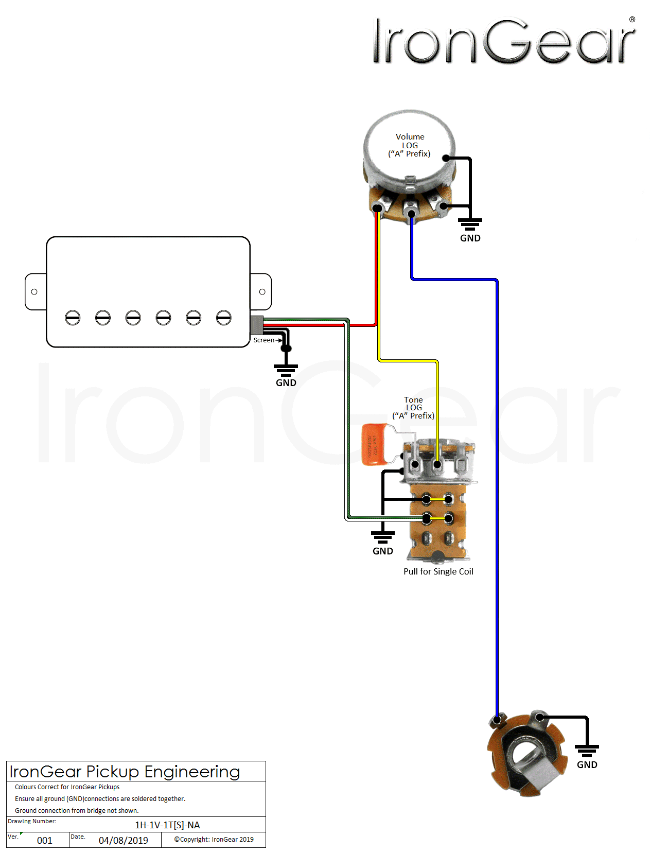 Wiring Diagram Tele Bridge And P90 Neck Pickup Telecaster - Wiring