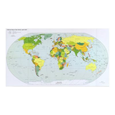 amin gitu loh: world map political high resolution