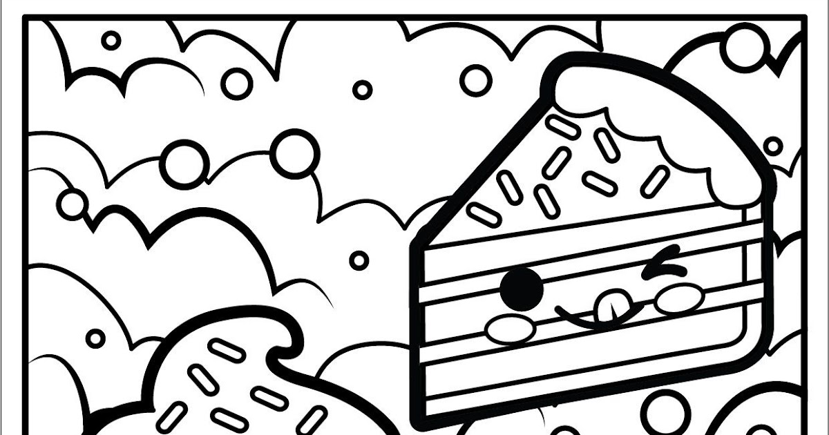 Desenhos Para Colorir Kawaii De Comidas - imagen para colorear