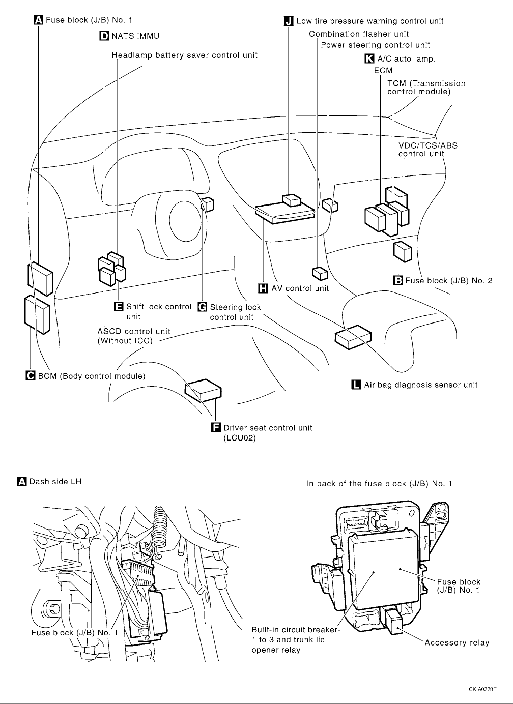 2008 Infiniti M35 Fuse Box Diagram