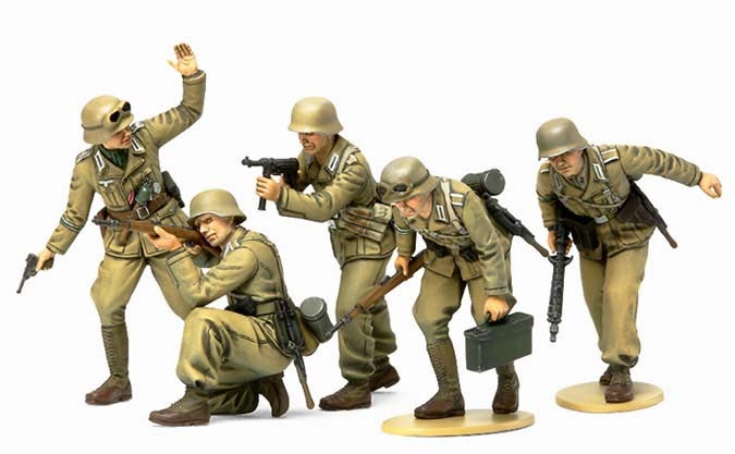 1/35 Tamiya WWII German Africa Corps Infantry Set Color Guide & Paint