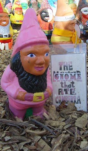 The gnome that ate Canberra