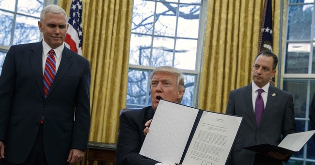 It's Done: Trump Signs Executive Orders For Border Wall, More Federal Immigration Agents, And Targets Sanctuary Cities