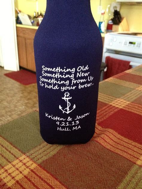 Creative Wedding Koozies Wedding and Bridal Inspiration Creative Wedding Koozies Wedding and Bridal Inspiration