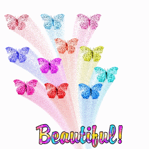 Beautiful Butterfly Glitter - DesiComments.com