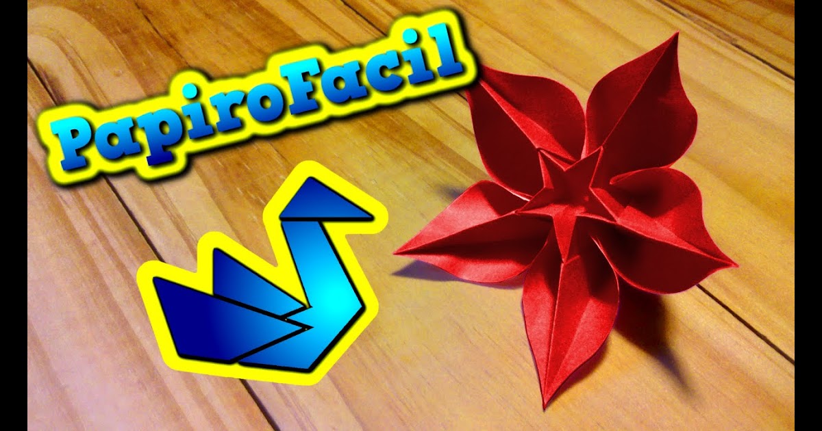 Como Hacer Una Flor De Origami Paso A Paso Flores De Papel