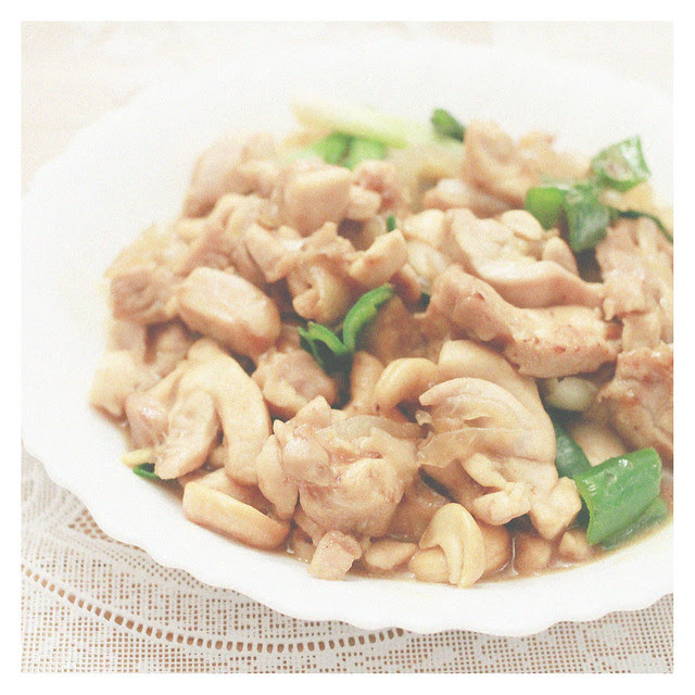 Stir Fried Chicken & Cashew Nuts - Ayam Cah Mete