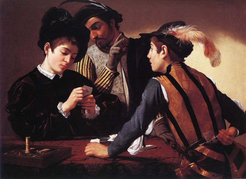 Caravaggio, I bari, Fort Worth, Kimbell Art Museum(2) Caravaggio, I bari, Fort Worth, Kimbell Art Museum(2)