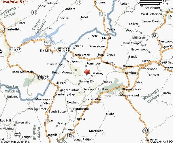 Map Of Boone Nc And Surrounding Area - Cape May County Map
