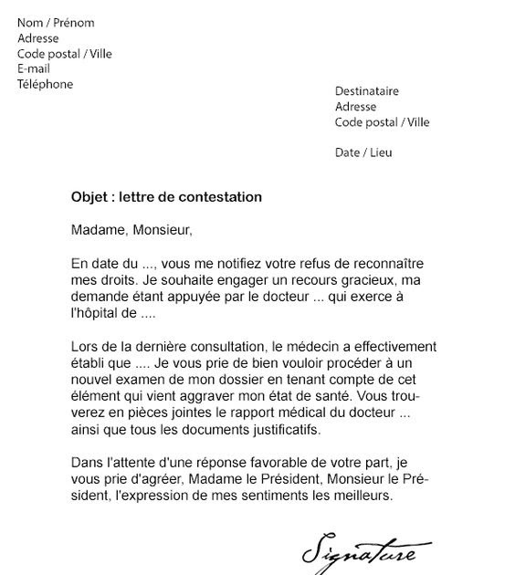 Lettre Changement De Service Hôpital  courrier demande de changement