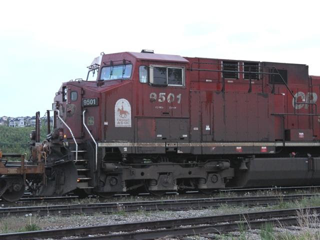 CP 9501 with RCMP logo