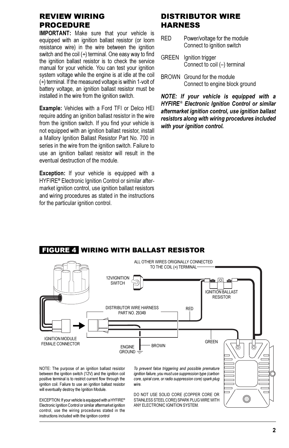30 Mallory Magnetic Breakerless Distributor Wiring Diagram