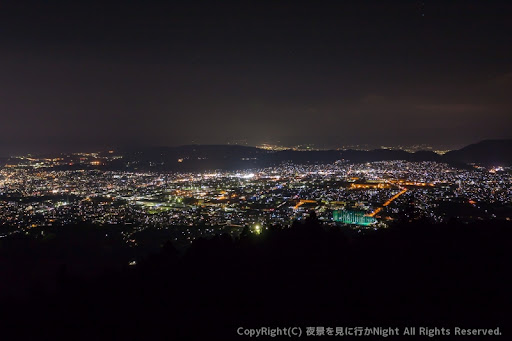 菜の花台（ヤビツ峠） 神奈川県秦野市の夜景 - 夜景を見に行かNight