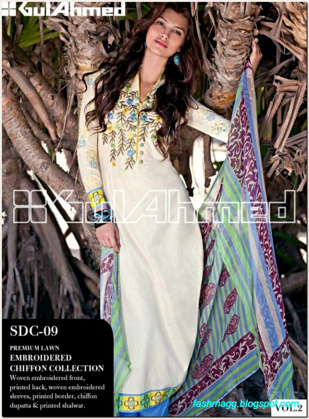 Fashion Mag Gul Ahmed Lawn Vol 2 SpringSummer New