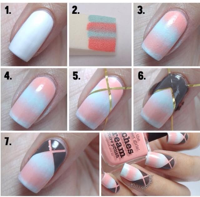 Easy Nail Art Designs For Short Nails Without Tools ~ Nail Art Ideas