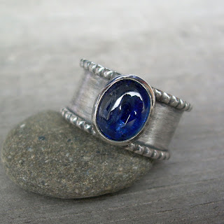 kyanite silver ring