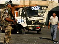 Pasukan PBB, Sumber BBC