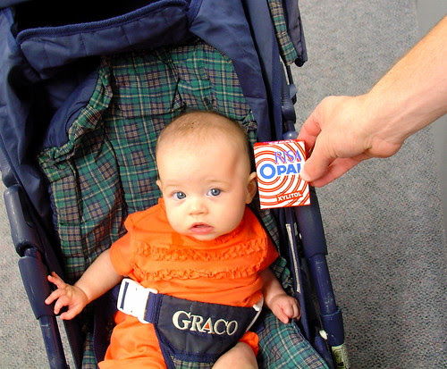 Baby and candy