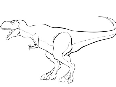 【ベストコレクション】 ティラノサウルス 簡単 白黒 恐竜 イラスト 514876