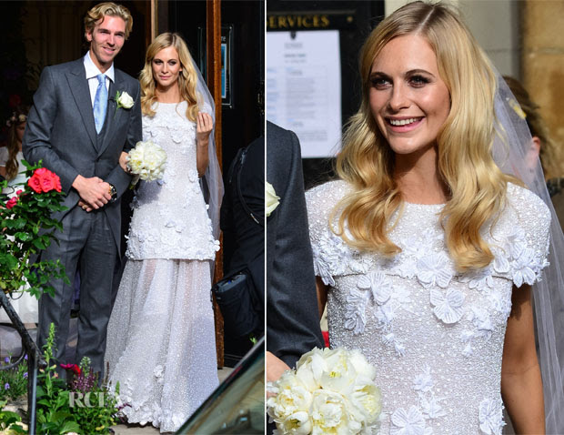 Poppy Delevingne Weds James Cook In Chanel Couture