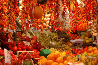 fruit and chillies
