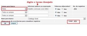 Pesquisa de TCCs no Dedalus Clique para ampliar