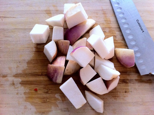 Chunked Turnips