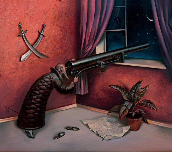 Arte de Vladimir Kush_Crianças do exôdo 46