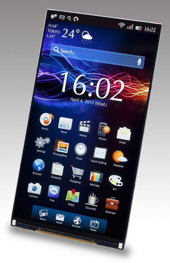 Japan Display 5.5-inch LCD module WQHD