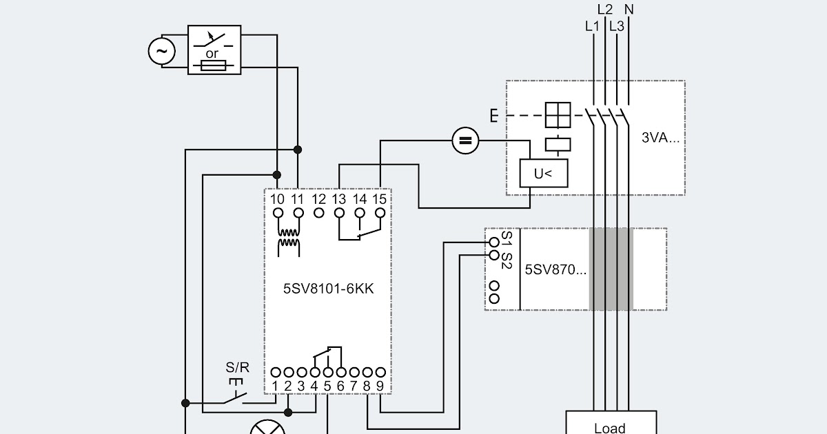 Schneider Single Phase Contactor Wiring Diagram | Electrical Wiring