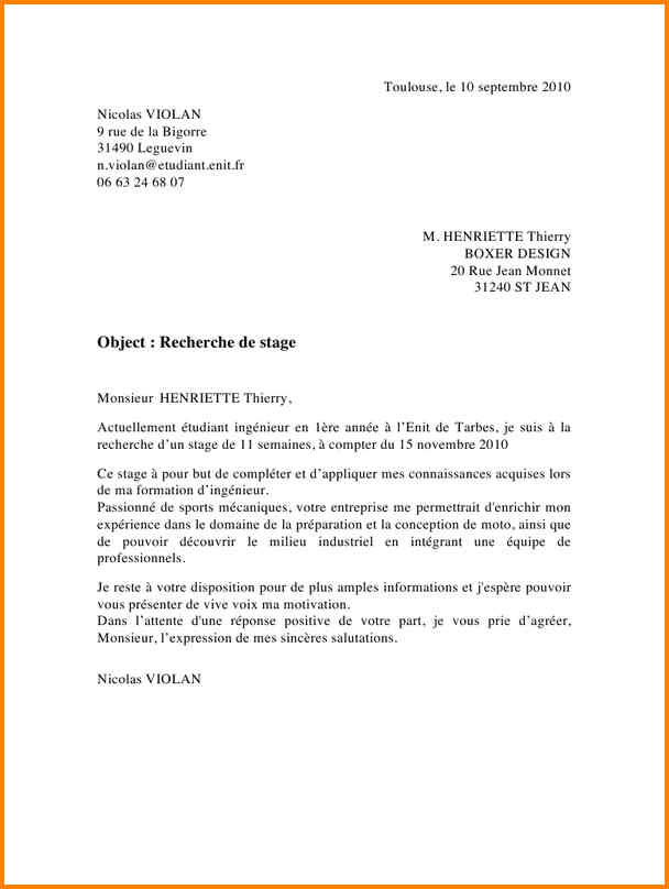 Exemple De Demande D'emploi Pour Ingénieur  hestkusu