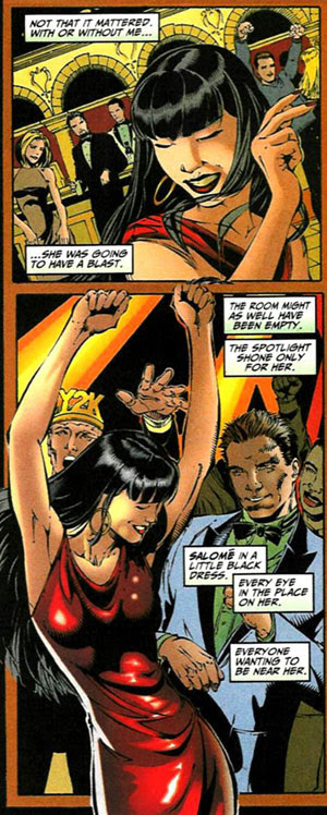 Look out, Rumiko! Captain Y2K is attacking! (Iron Man v.3 #26) Whoops