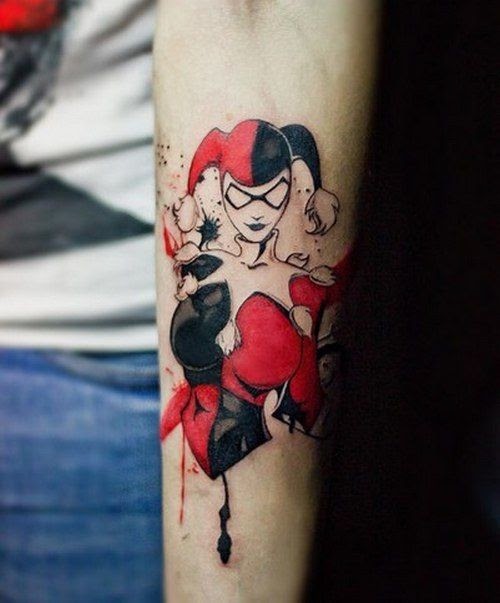 harley quinn tattoos ideas small