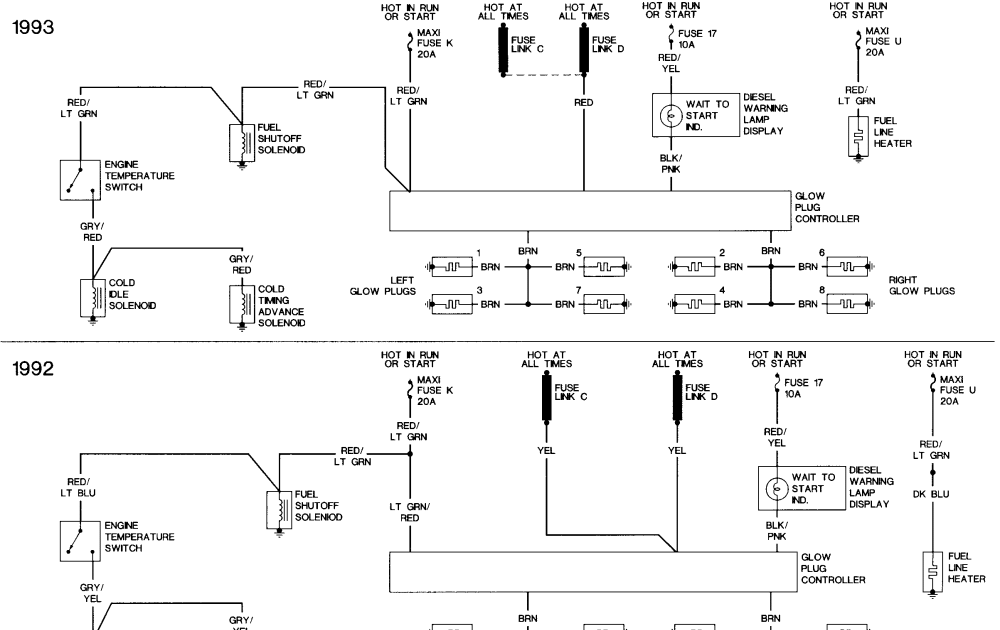 1990 F150 Alternator Wiring Diagram / 1990 F250 Alternator Wiring