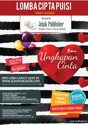Unduh Gratis Gambar Lomba Cipta Puisi Tingkat Nasional Tema Ungkapan Cinta Bersama Terbaru by Cikimm