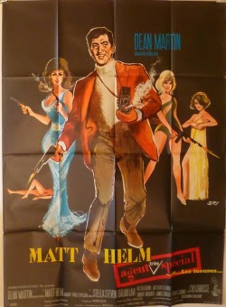 The Silencers French movie poster (1966). Art by Jean-Etienne Siry