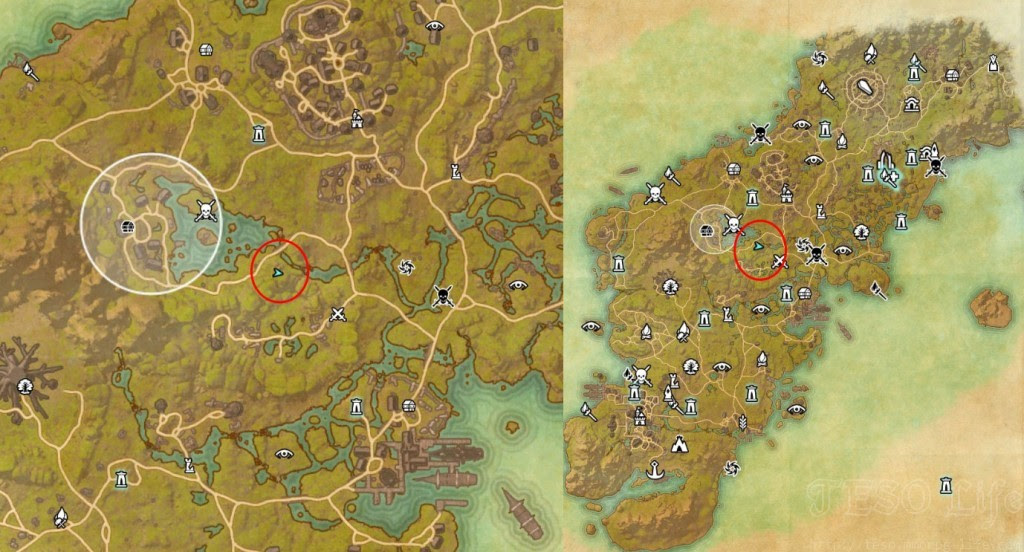 29 Eso Glenumbra Treasure Map - Maps Database Source