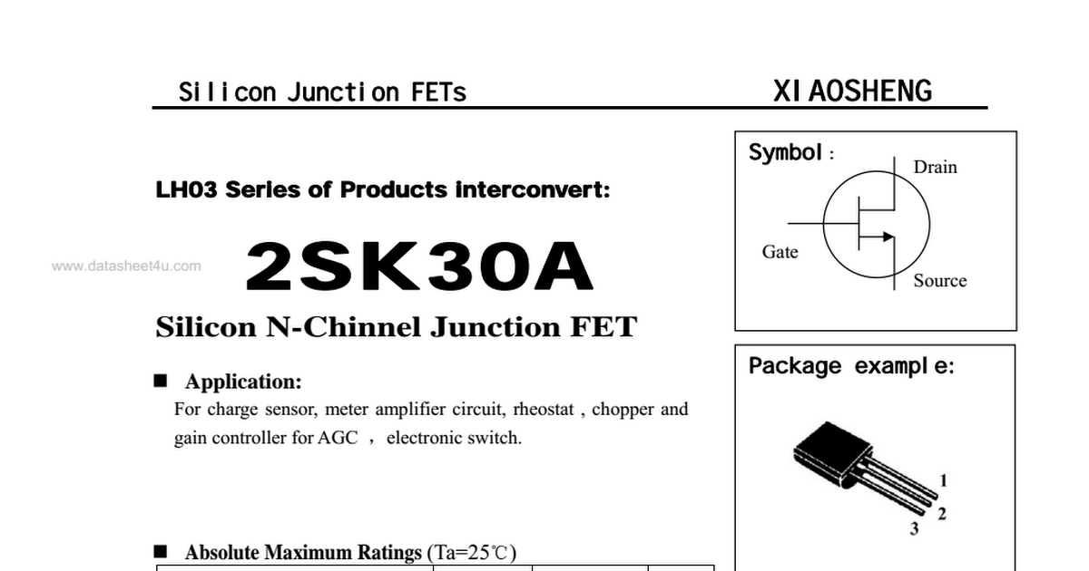 Datasheet 2sk30a Pdf Google Drive