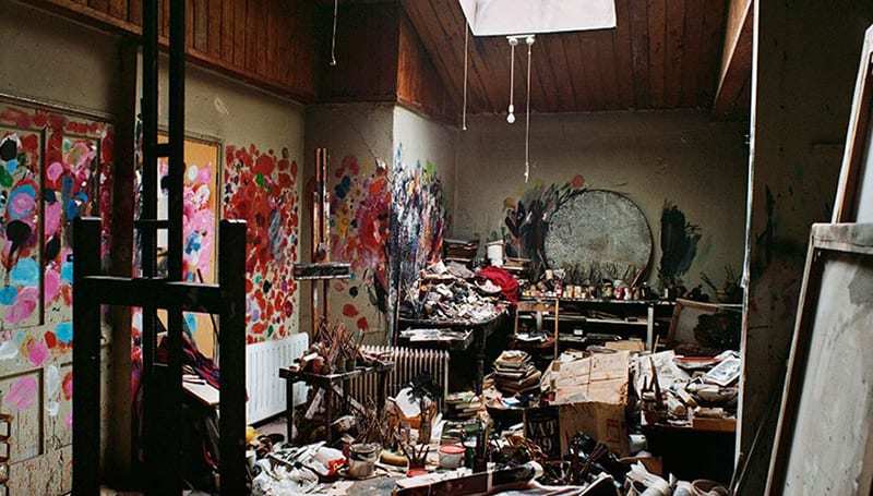 Bacon’s studio