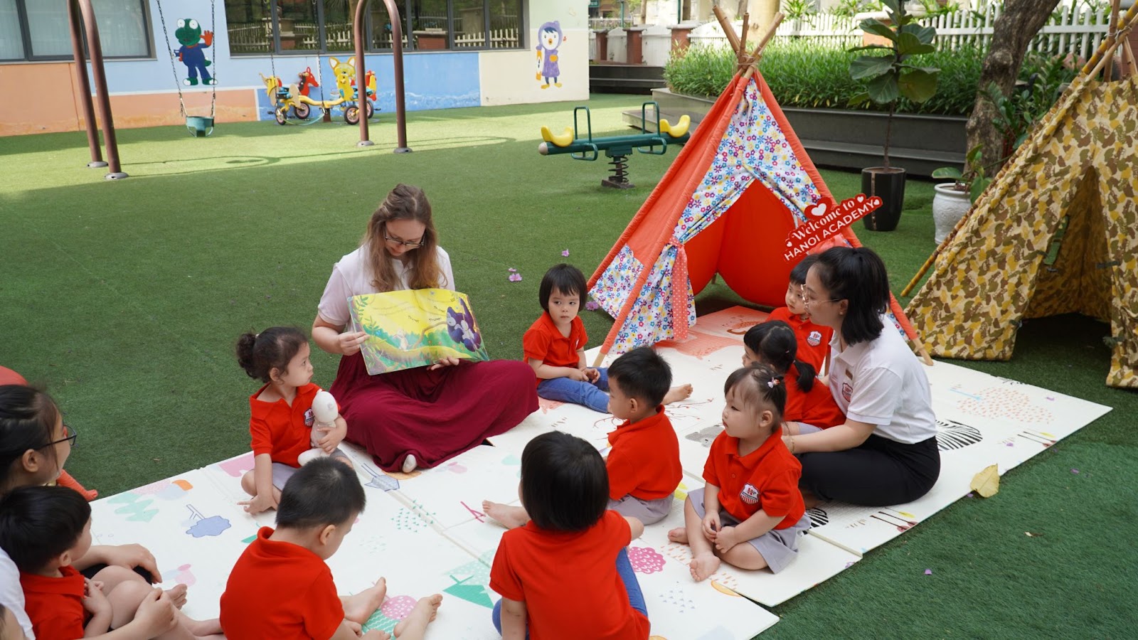 Phát triển ngôn ngữ cho trẻ sau dịch Covid-19 tại Hanoi Academy