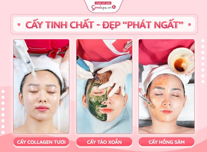 Seoul Spa là địa chỉ thẩm mỹ cung cấp nhiều dịch vụ chăm sóc da nổi tiếng