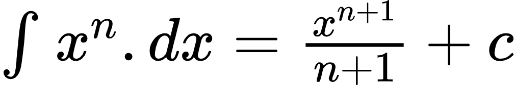 {"font":{"size":12,"color":"#000000","family":"Arial"},"type":"$","id":"3-0-1-1-1","code":"$\\int_{}^{}x^{n}.dx=\\frac{x^{n+1}}{n+1}+c$","ts":1600428088570,"cs":"nnrLasPR3+GS/NUazn/Jlg==","size":{"width":168,"height":28}}
